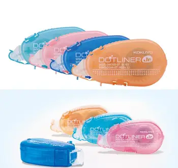 

200pcs/lot Simple originality mini Double faced adhesive tape punctiform adhesive glue Learning stationery 8m