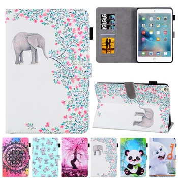 

For Apple Pad IPad Pro 9.7 inch 2016 Case Cartoon Elephant Leather Fundas Cover For IPad Pro 9.7 Stand Tablet Cover Cases Coque