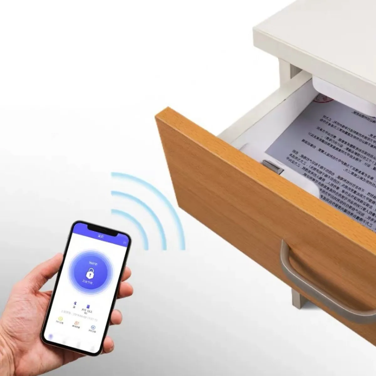 Умный Замок шкафа ящика без ключа bluetooth приложение разблокировка Противоугонная Детская безопасность файл ящик безопасности переключатель