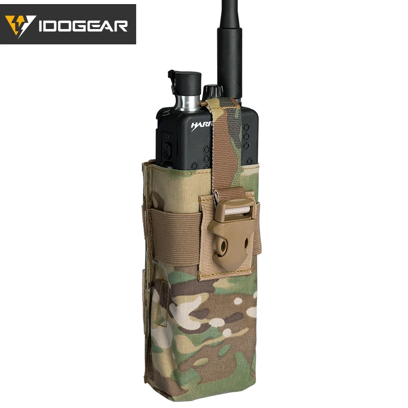 Bolsa Táctica MOLLE 1000D Para Walkie-talkies - Ideal Para Airsoft, Caza O Paintball