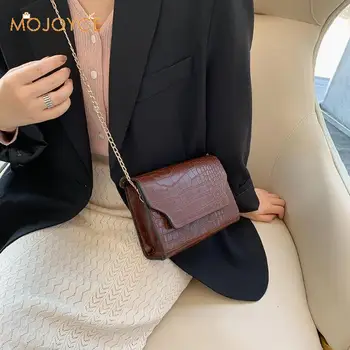 

Women's Designer Luxury Handbag Women Small Crossbody Shoulder Bags PU Leather Handbag Chain Flap Satchel Crocodile Handbag