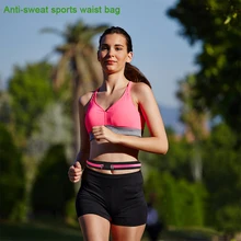 Sports Running Fitness Waist Bag  Sweat Training Bag Unisex Outdoor Teenager Travel Phone Pouch Cycling  Lnvisible Belt Bag