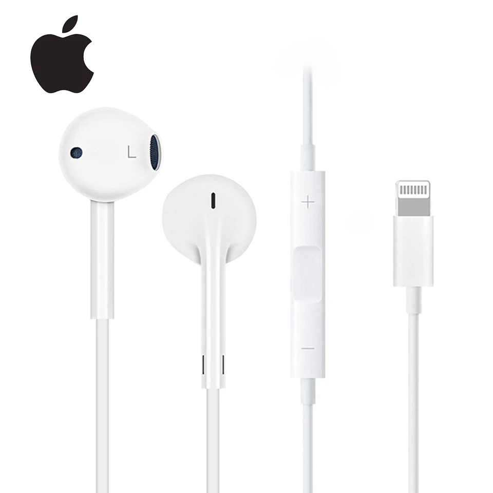 Apple auriculares intrauditivos con conector Lightning de 3,5mm,  deportivos, de graves profundos, para iPhone/iPad A2|Auriculares y audífonos|  - AliExpress