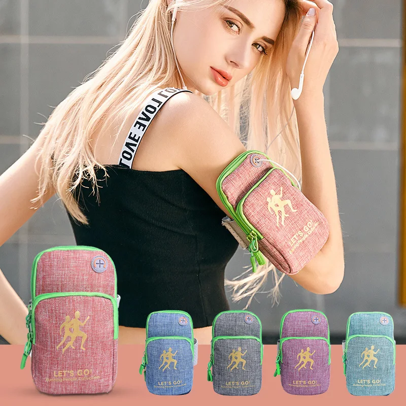 

Running Mobile Phone Armstrap Outdoor Mobile Phone Bag Men And Women-Universal Arm Band Mobile Phone Sports Armband Wrist Wrap W