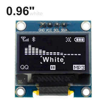 

20pcs 4pin 0.96"white 0.96 inch OLED module New 128X64 OLED LCD LED Display Module 0.96" IIC I2C Communicate