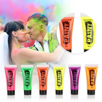

6Colors 60ml Face Body Paint Pigment Halloween Bride Makeup DIY Paint Pigment Professional Tattoo Supplies Tattoo Accessories
