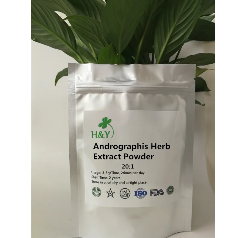 

150-1000g Free Shipping High Quality Natural Andrographis Paniculata Extract Herba Andrographitis Powder 20:1 In Stock
