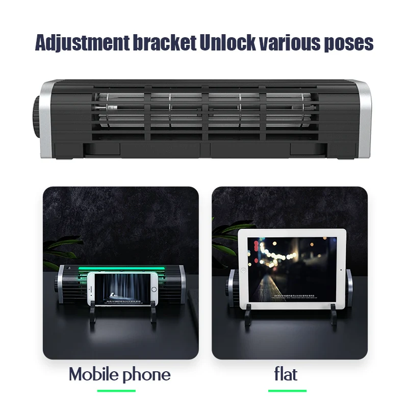 Preise Llano Notebook Kühler Notebook Stand Kühlung Rack Cooling Pad Wind Geschwindigkeit Einstellbar Mit RGB Für Laptops tabletten handys kühler