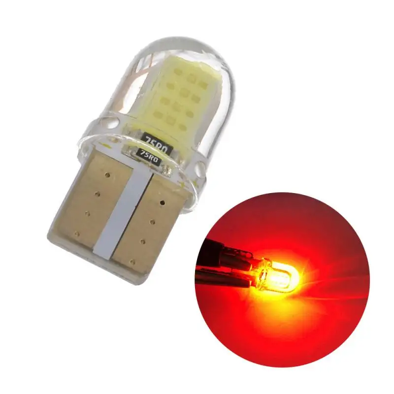 

Silicone Crystal T10 COB LED Width Lamp Aluminum Car Width Interior Light Car Side Turn Signal Car Reading Bulbs