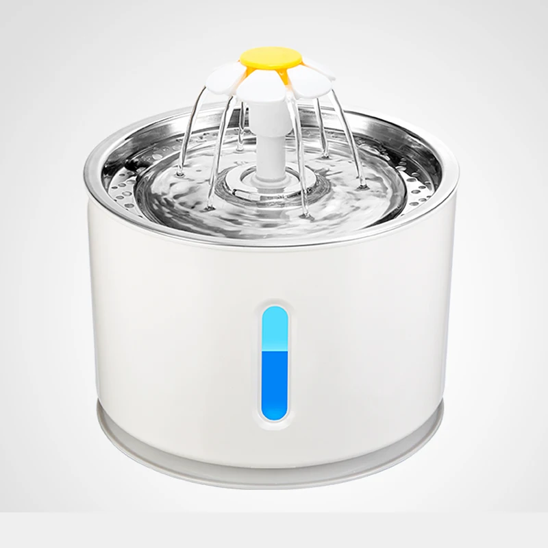 Container Dispenser Water-Level-Display Cats-Drink Dogs Automatic-Water-Feeder Electric