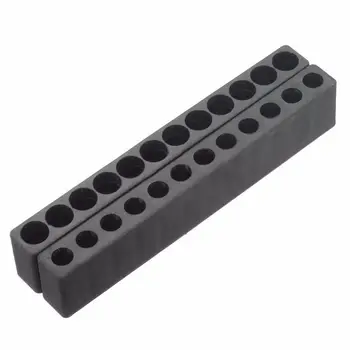 

Screwdriver Hole 12-Holes Hex Bit Shank Holder Plastic Head Case Storage Tool AU