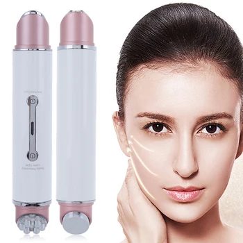 

Fashion Face Beauty Pen Relax Phototherapy Shock RF & EMS USB Charging Double Head Facial Massager Protect Eyesight Eye Care