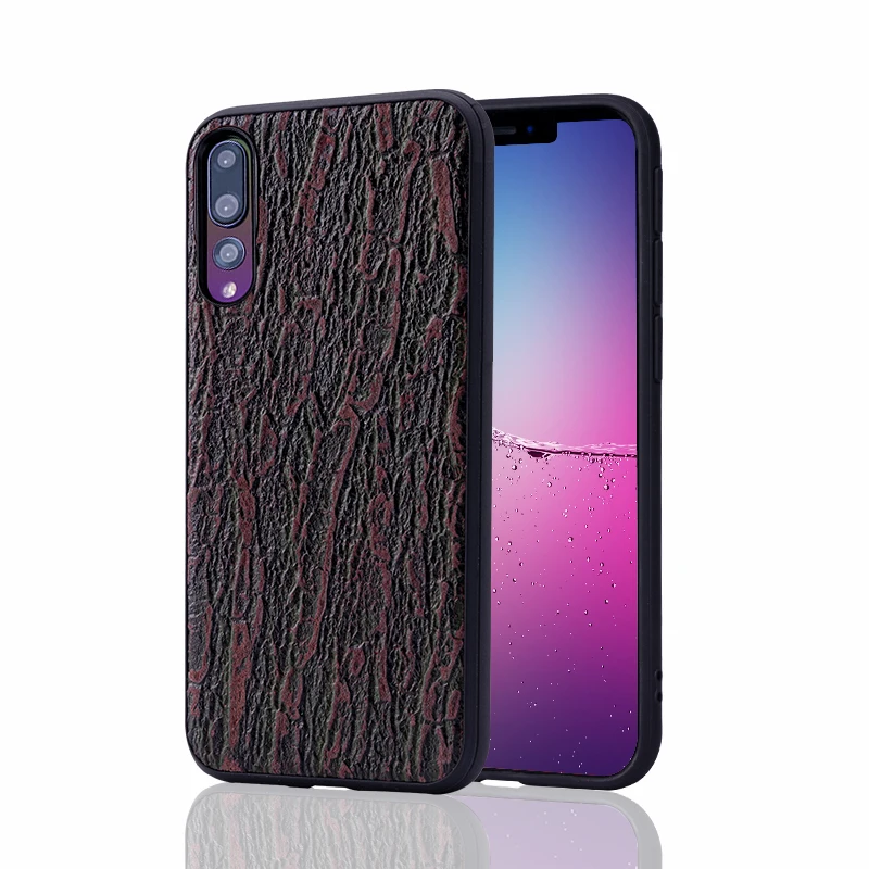 Чехол для телефона huawei P20 P30 lite mate 10 20 Pro lite Y9 P smart из воловьей кожи с текстурой коры для Honor 8 8X9X10 20 чехол
