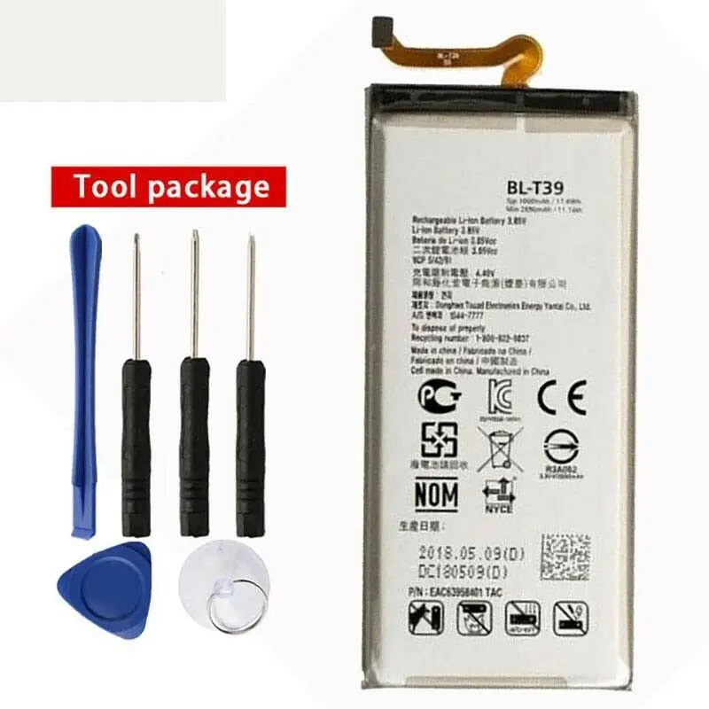 Оригинальный BL T39 аккумулятор для телефона LG G7 ThinQ G710 Q7 + LMQ610 3000mAh|Аккумуляторы