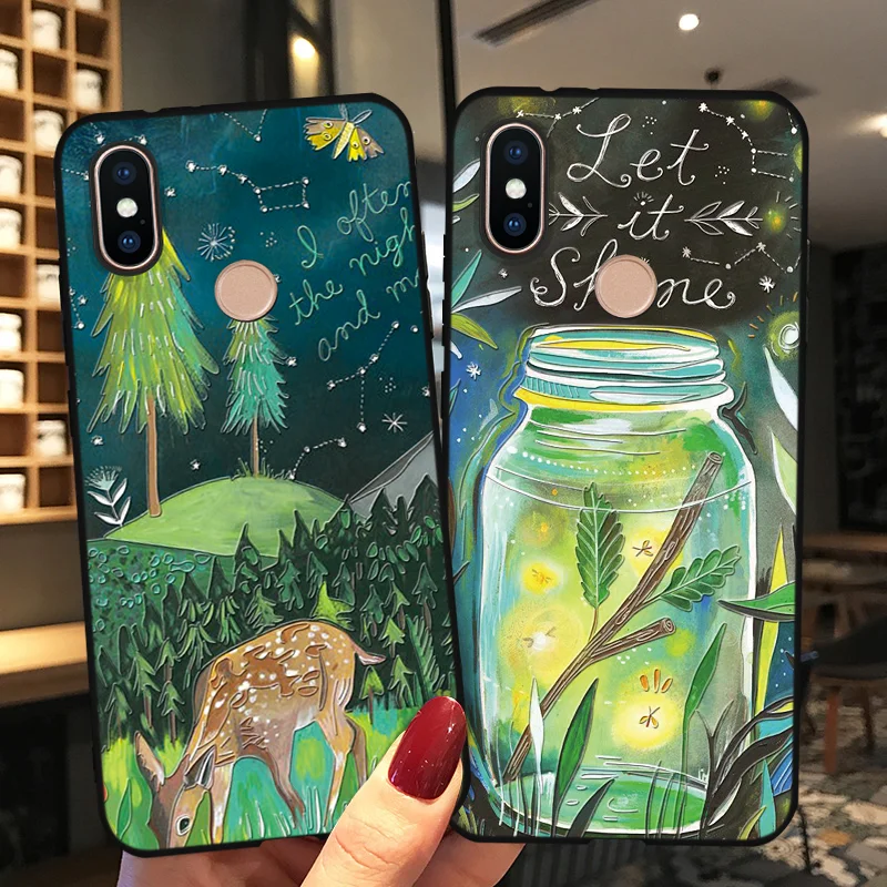 TPU для Xiao mi Red mi 7 6 Pro 6A 5 Plus 5A модная трендовая 3D крышка тиснения для Xiaomi mi 8 A2 Lite 9T Pro 9 SE A1 Pocophone F1 чехол
