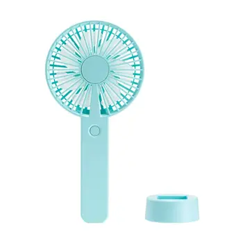 

Mini USB Charging Fan Portable Handheld Air Cooling Fan 3 Speed Adjustable Cooler with Colorful Breathing Light