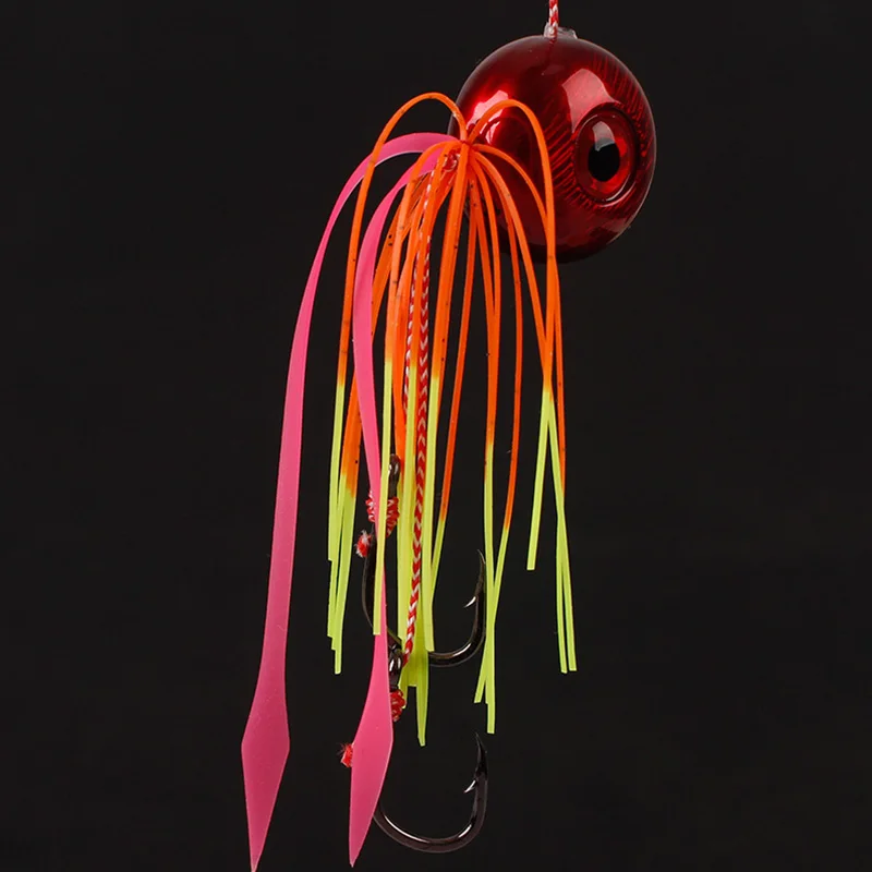 5 шт. в упаковке 60 г 150 Tai Rubbers Kabura Slider Jig Madai Sinker Lead Jigging морская приманка Red Snapper