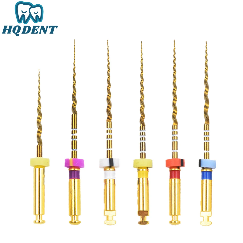 Dental Gold Flexible Super Endo Rotary Files Golden Endodontic Files