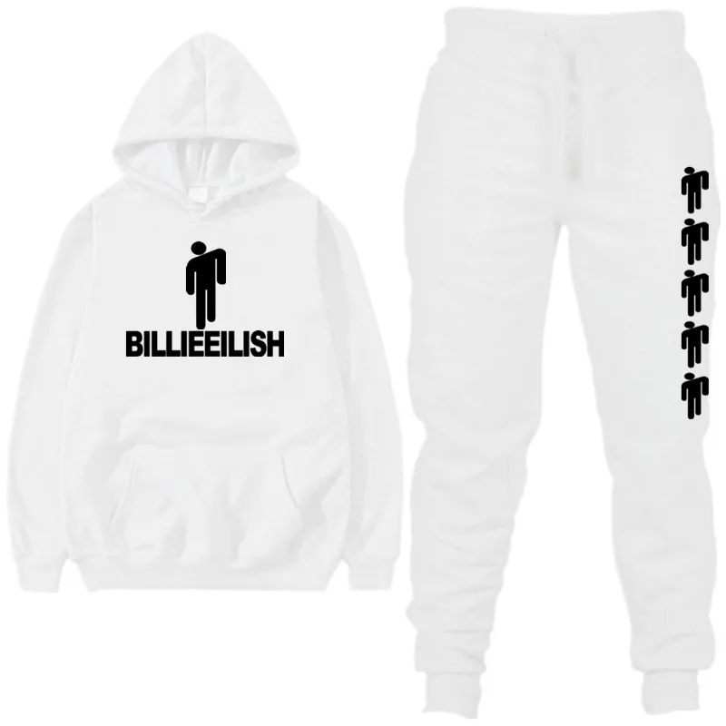 Спортивный костюм Billie Eilish, модный бренд, с капюшоном, для мужчин и женщин, Повседневный, Осень-зима, теплые толстовки, мужская повседневная Уличная одежда