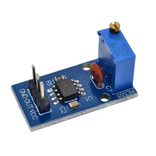 NE555-Blue NE555 импульсная Частота Рабочий цикл регулируемый модуль генератор сигналов квадратной волны 10 кГц-200 кГц - Цвет: NE555-Blue