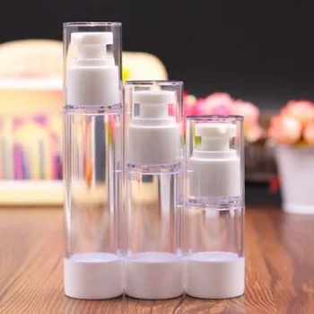 

15/30/50ml Cosmetic Travel Bottling Portable Lotion Make-up Essence Bottle Vacuum Bottle Shampoo Liquid Travel Organize