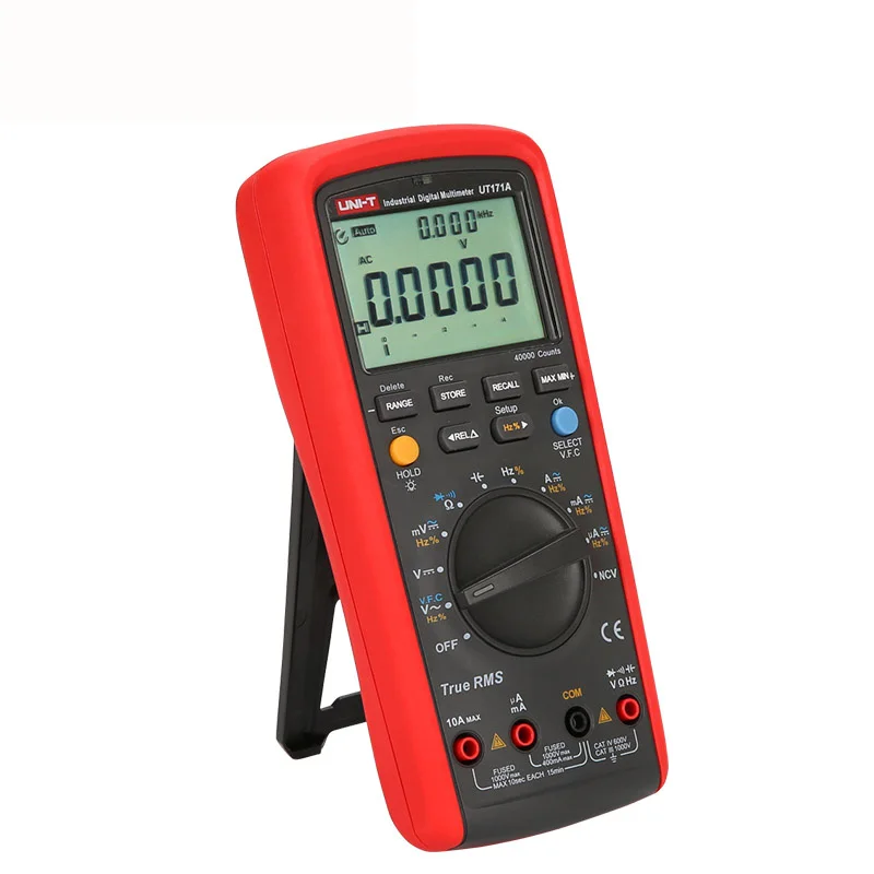  UNI-T UT171A 40000 Counts True RMS Digital Multimeters AC DC Volt Amp Oham Herz with USB Interface 