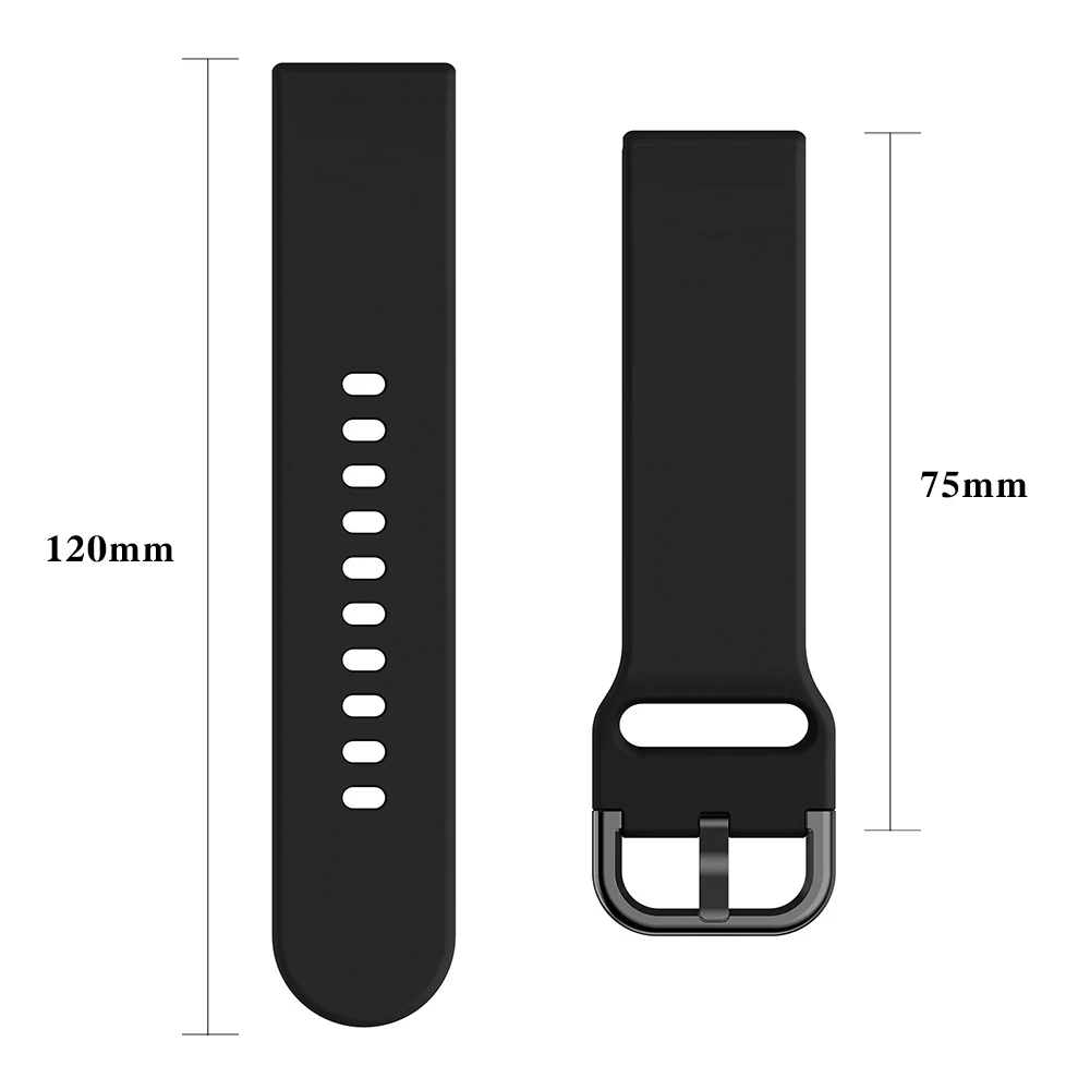 20mm/22mm Strap for Samsung Galaxy Watch Active 2 40mm 44mm 3 Gear Sport Wrist Bracelet Replacement Watchband 20mm 22 Watch Band