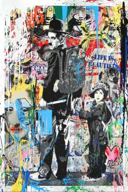 03 Banksy Art "Love Is The Answer", Картина на холсте, Настенная картина, плакат, украшение для дома, для гостиной - Цвет: 03