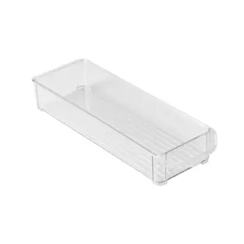 

1pc Versatile Kitchen Stackable Tray Organizer Container Food Storage for Refrigerators