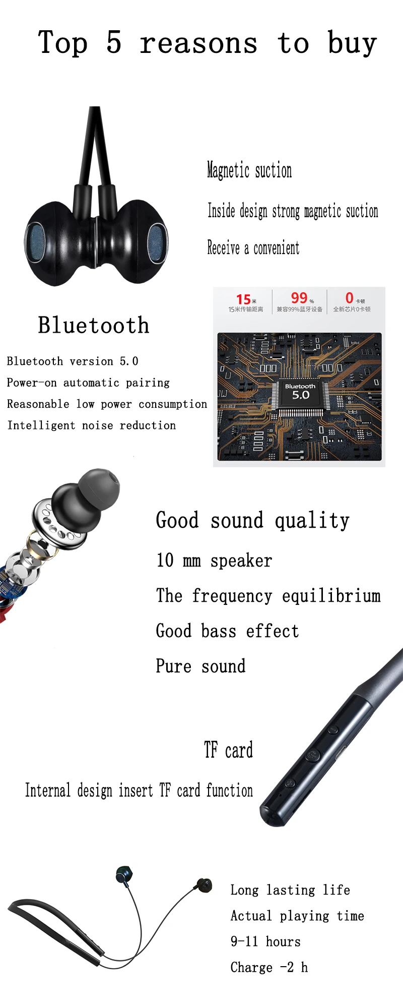 Новая bluetooth-гарнитура и беспроводная гарнитура используют чип mediatek второго поколения, подходит для всех устройств bluetooth