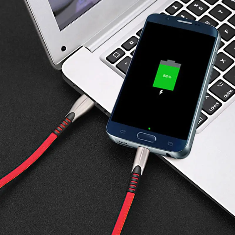 Горячая 3C-Micro-Usb зарядное устройство Быстрая зарядка кабель для Xiaomi huawei Microusb кабель для передачи данных для Android мобильных телефонов Кабели(серый Silv