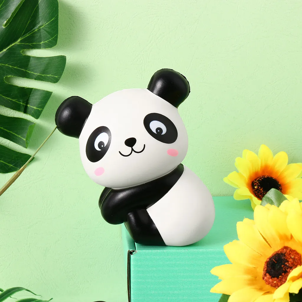 

Cute Panda Squishy Jumbo Slow Rising Antistress Squeeze Toys Phone Straps Charms Scented Cake Kawaii Squishies 4.7 Inches 8.13
