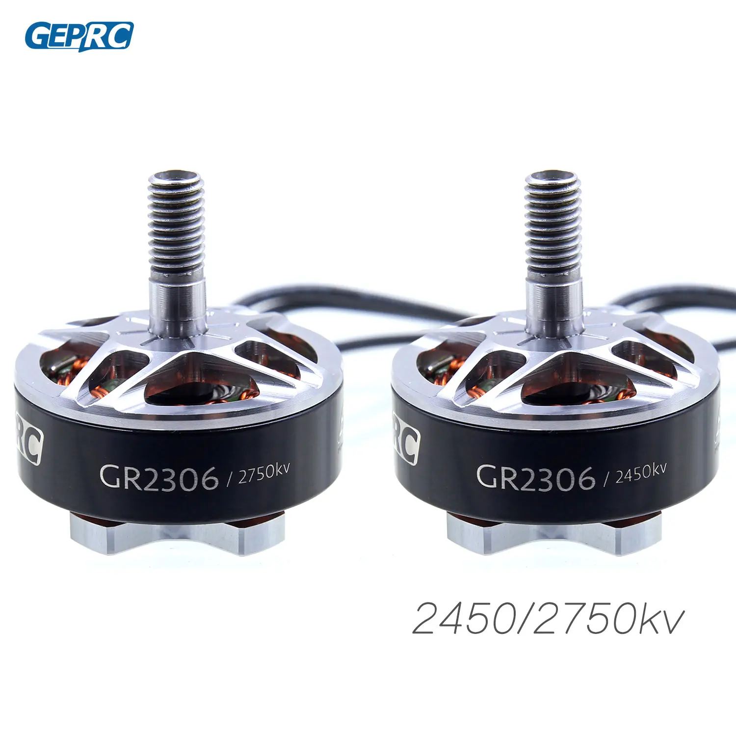 Бесщеточный двигатель GEPRC GR2306 2750KV 2450KV 4S 1600KV 6S для радиоуправляемых FPV гоночных