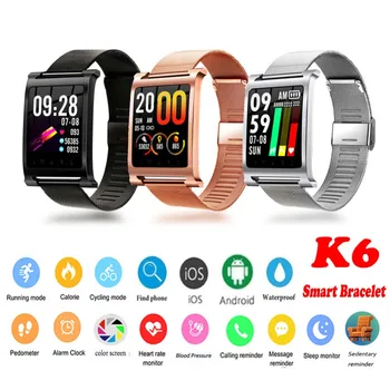 

szHAIyu Metal Smart Watch Bracelet 1.3'' Color Screen Heart Rate Blood Oxygen Fitness Tracker Band Smart Wristband For Men Women