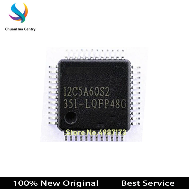 5 шт./лот STC12C5A60S2-35I-LQFP48G 12C5A60S2 QFP48 100% Новые оригинальные Искусственные Большие