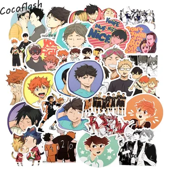 

50Pcs/Set Haikyuu!! Stickers Japanese Anime Sticker Volleyball For Decal On Guitar Suitcase Laptop Phone Fridge Motorcycle Car