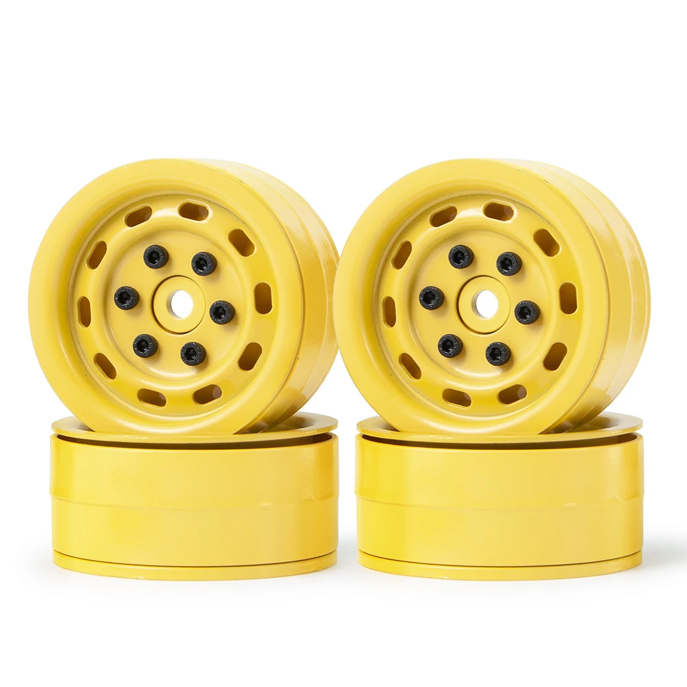 

1/4/5pcs Heavy Duty 1.9" Alloy Beadlock Wheel Rims for Axial SCX10 D90 TRX-4 RC Car
