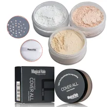 Новая полупрозрачная рассыпчатая пудра для лица, косметическая пудра для макияжа, натуральная водостойкая косметическая пудра для лица с контролем масла