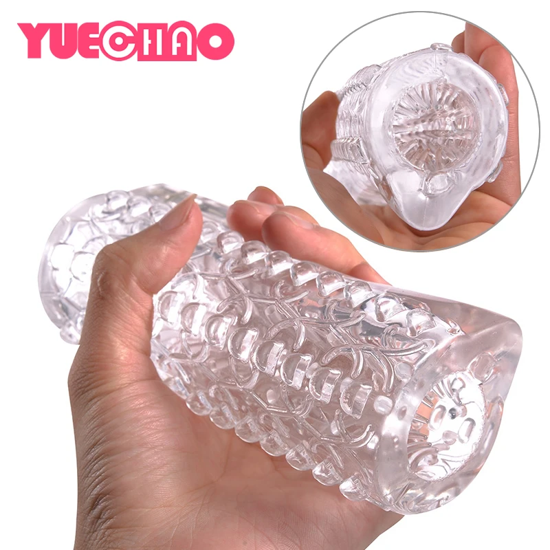 Penis Sleeve Cock Ring Vibrator Vagina Anus Channel Trainer Stimulator Sex Toys for Men Ejaculation Delay Male Masturbator | Красота и