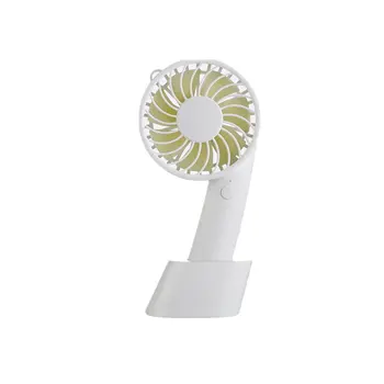 

1Pcs Creative Fashion 9Th Simple Handheld USB Charging Mini Gear Small Fan With Base Desktop Silent Fan