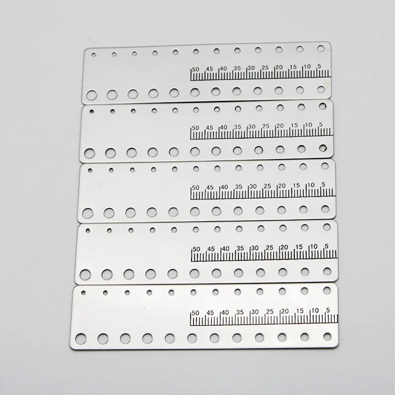 1 PC High Quality Dental Instrument Stainless Steel Endo Ruler Span Measure Scale Endodontic Dental Material (2)