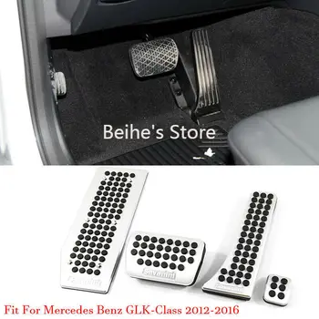 

Car Alloy Accelerator Gas Brake Footrest Pedal Plate Pad Cover For Mercedes GLK350