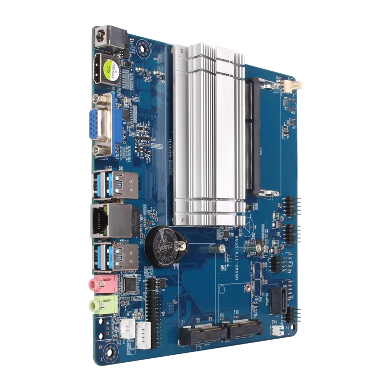 Intel Celeron N3150 Mini ITX Встроенная Материнская плата DDR3L mSATA SATA HDMI VGA 6* USB Mini PCI-E WiFi BT Gigabit LAN MIC SPK 12V 5A