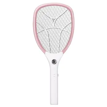

Portable Electric Mosquito Killer Racket 3000V 1200mAh Rechargeable Bug Zapper Q0KF