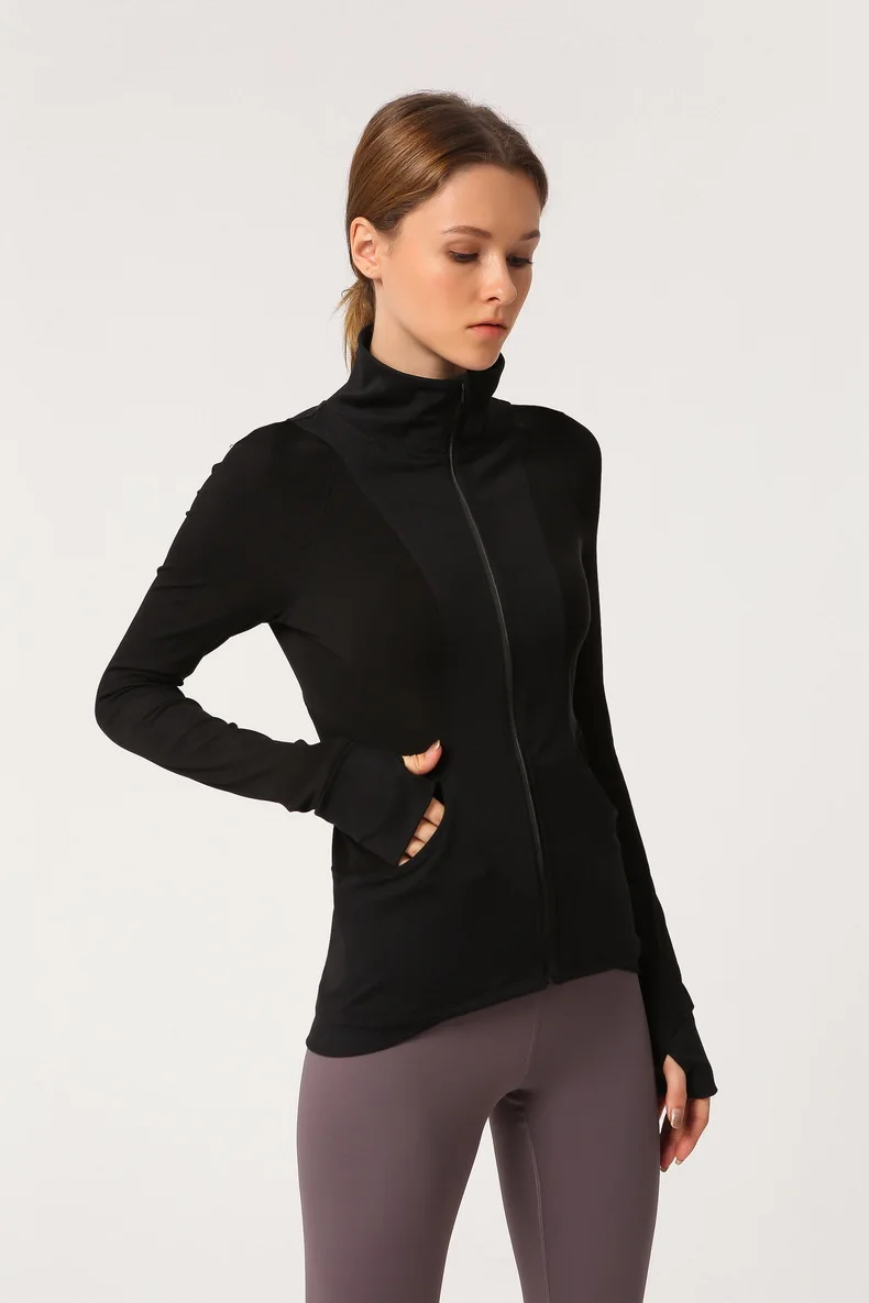Женская куртка для фитнеса с длинным рукавом, спортивные топы, облегающие рубашки для занятий йогой, женская спортивная одежда, футболки для бега, одежда для тренировок, топы lulu