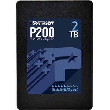 

SSD Patriot P200 P200S2TB25 SSD, 2.5 ", 2.0Tb, SATA-III, read: 530 Mb / s, write: 460 Mb / s, TLC 3D NAND, TRIM, TBW: 1000 TB