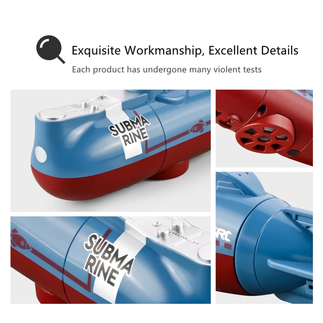 Simulation Micro Wireless Remote Control Submarine Hover In Water Water Separation Induction 25Mins Endurance Waterproof RC Toy 5