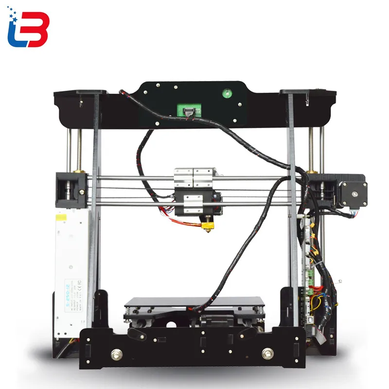 Лучший Tronxy P802M автоматический уровень 3d принтер DIY Полный комплект прямой экструдер MK3 heatbed 3D печать 3DCSTAR P802-MHS - Цвет: P802M