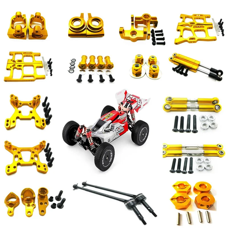 WLtoys 144001 обновленный автомобиль с дистанционным управлением металлические
