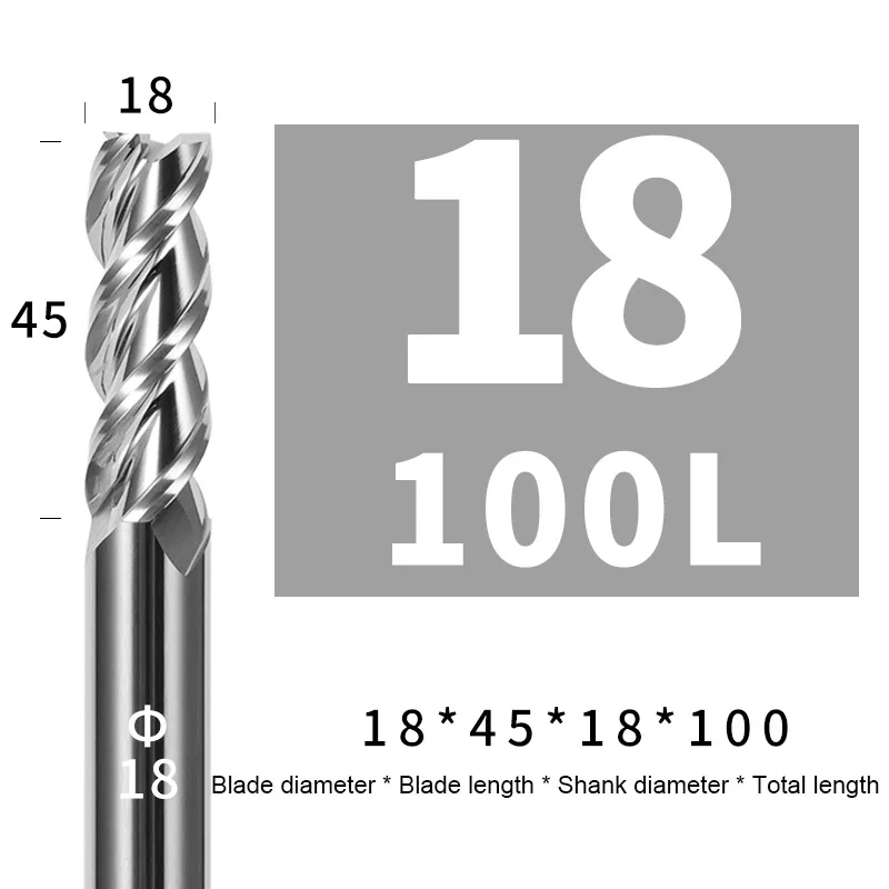 lathe spindle Carbide End Mill Aluminium HRC55 3F Milling Cutter Acrylic Wood Copper Plastic Cutting Tool CNC Maching Milling Tools Endmils bison lathe chucks Machine Tools & Accessories